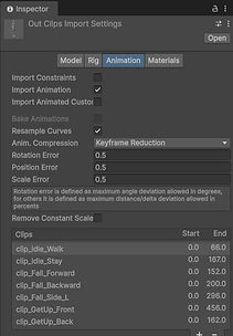 Humanoid preset result