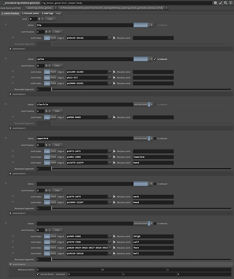 Joint naming interface