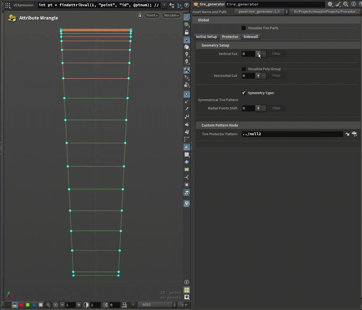 Uniform subdivision tool