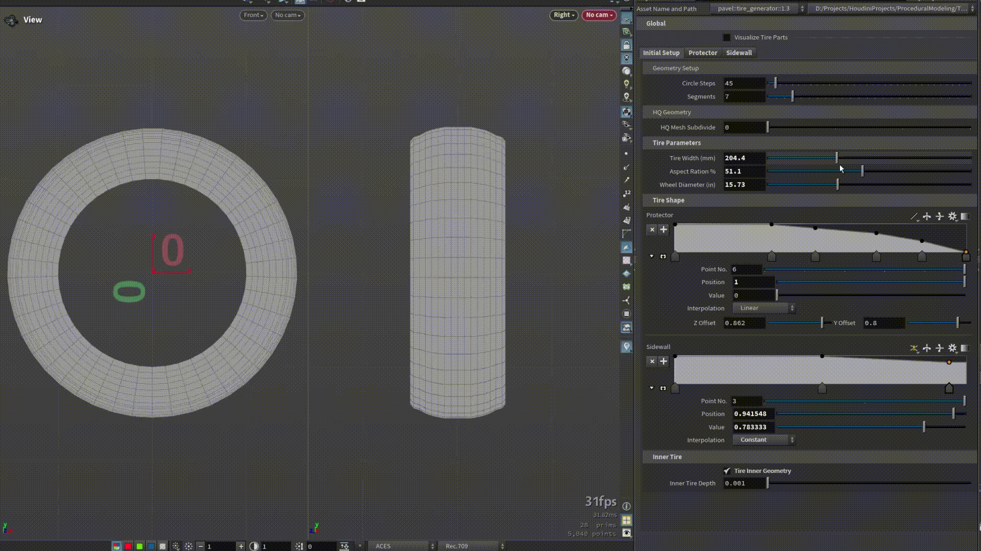Dynamic scaling animation