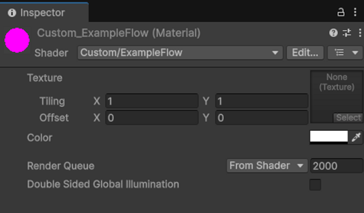 Unity Material Inspector Property Binding Mapping
